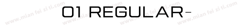 ピグモ 01 Regular字体转换